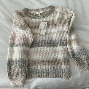 Adyson Parker Sweater NWT beige and pink